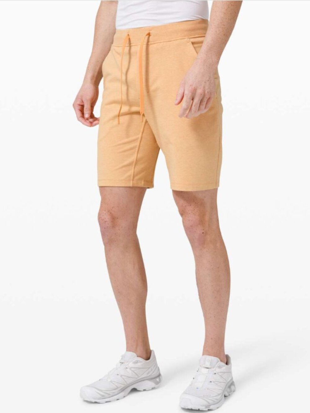 Lululemon City Sweat Short French Terry‎ 9" Beeswax Yellow Medium